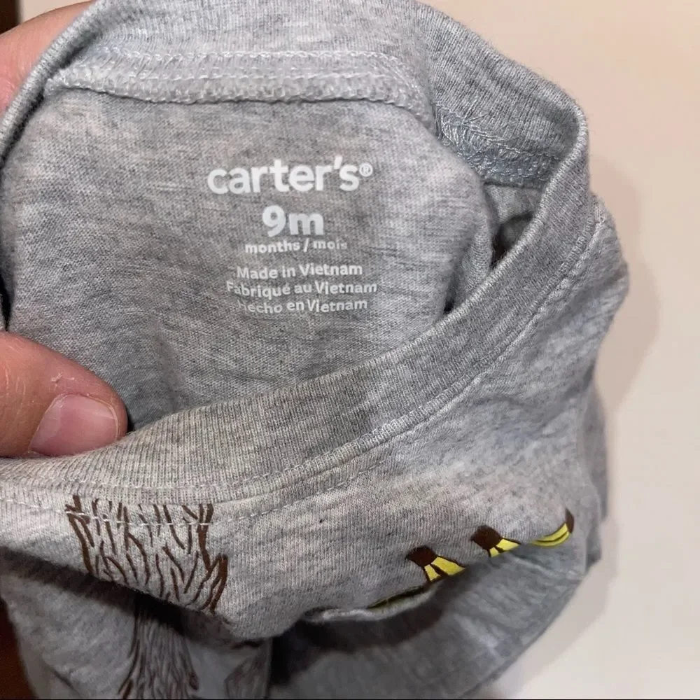 4/$25‎ - Carters Monkey with Bananas Graphic T-shirt